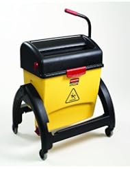 Rubbermaid Commercial 1791797 Filter Bucket with Wringer Combo, 36" Length x 24" Width x 21" Height, For Hygen Clean Water System