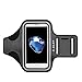 J&D Armband Compatible for iPhone 8 / iPhone 7 Armband, Sports Armband with Key Holder Slot for iPhone 8 iPhone 7 Running Armband, Perfect Earphone Connection While Workout Running, Black
