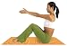 Fitness Basics Yoga Mat Zebra (Orange)