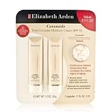 Elizabeth Arden Ceramide Time Complex Moisture Cream SPF 15 2-Pack 1.7 oz each (Total 3.4 oz) with Bonus 7 Capsules Advanced Time Complex