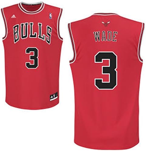 Mens Dwyane Wade Chicago Bulls Jerseys Red (L)
