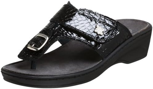 Helle Comfort Women's Tatum Thong,Black,35 EU (US Women's 5 M)