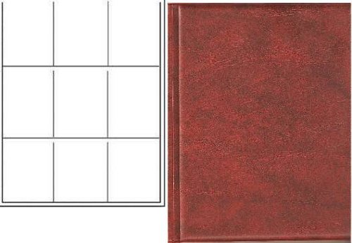 BCW RED Portfolios 9-Pocket Combo Album (Baseball or Trading Card Album / Binder)