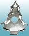 Heavy Duty Christmas Tree Cookie Cutter with back - 6 long