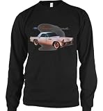 1955 Ford Thunderbird Mens Thermal Shirt, Officially Licensed Ford Motor Company T-Bird Mens Long Sleeve Thermal Top