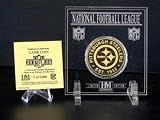 Pittsburgh STEELERS 2008 NFL 24kt Gold Overlay GAME COIN + Display New Gift