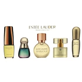 Estee Lauder Spray Favorites Mini Set - With Beautiful Love, Beyond Paradise, Sensuous, Pure White Linen, Pleasures
