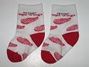 DETROIT RED WINGS Team Logo Cotton Baby Booties