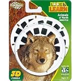 View-Master Look & Learn Animals of North Americal 3D 3 Reels