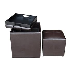 Global Distinctions Buy-One-Get-One-Free Ottoman Set