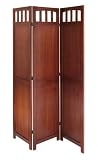 3-Panel Wood Folding Art and Scraft Screen