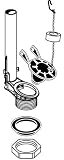 American Standard 738604-0070A Flapper Flush Valve Assembly