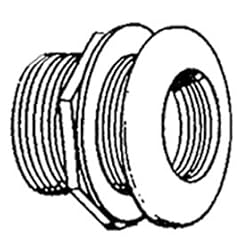 Double Threaded Bulkhead Fitting - 1/2 inch