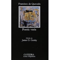 Poesia varia de Quevedo (COLECCION LETRAS HISPANICAS) (Letras Hispanicas / Hispanic Writings) (Spanish Edition)