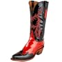 1883 by Lucchese Women's N4643 5/4 Western Boot,Red Marble/Black,7.5 B(M)US