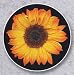 Kitchen & Housewares : Yellow SUNFLOWER Auto COASTER, Single Coaster for your Car