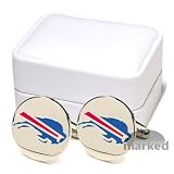 Buffalo Bills NFL Logo'd Executive Cufflinks w/Jewelry Box by Cuff Links