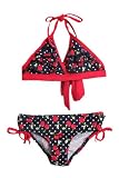 NWT Toddler Girls 2 piece navy halter top swimsuit