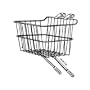 Wald 14X9X7- Inch Front Drop Top Basket, Sliver