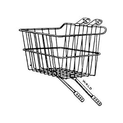 Wald 14X9X7- Inch Front Drop Top Basket, Sliver