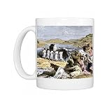 Jews crossing the Jordan River with the Ark of the Covenant Photo Mugs