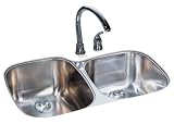 FrankeUSA UOSK900-18 Undermount Double Bowl Stainless Steel Sink