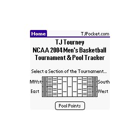 TJ Tourney NCAA 2004 Men's Basketball Tournament & Pool Tracker