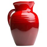 Le Creuset Stoneware 2-Quart Pitcher, Cherry Red