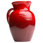 SAVE $15.05 - Le Creuset Stoneware 2-Quart Pitcher, Cherry Red $24.95