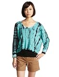 Splendid Women's Twist Dye Boat Neck Jersey Top
