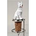 German Shepherd, White Dog Bottle Buddy (3 in)