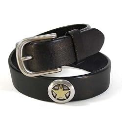 Kids Basic Brown Leather Belt - Collegiate Series