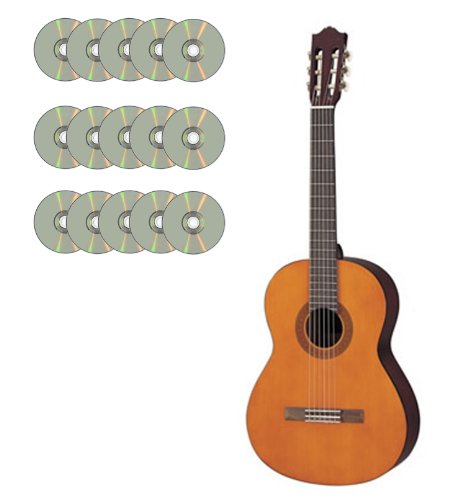 Yamaha C40 Classical Guitar Package, with 15 Guitar Lesson DVDs 410BAlE14ZL Yamaha C40 Classical Guitar Package, with 15 Guitar Lesson DVDs