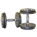 Power Systems Pro Style Dumbbell (125-Pounds)