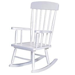 Spindle Rocking Chair- White