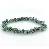 Cute Stretchy African Turquoise Chip Bracelet