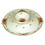 Royal Albert Old Country Roses Holiday 12-1/2-Inch Chip and Dip Server