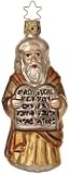 Inge-Glas Moses & The Ten Commandments German Glass Christmas Ornament #40105006