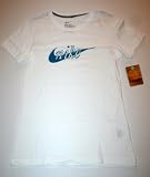 410BHkP8mtL. SL160  Nike Womens Active Slim Fit Tee   White/Teal