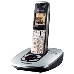 Panasonic KX-TG6421GS schnurloses DECT-Telefon mit Anrufbeantworter silber