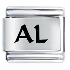 Al Alabama State Italian Charms Bracelet Link