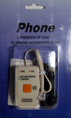 Phone Line Recorder Telephone Record Voice Spy Monitor