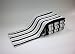 4 Pack Oversized Dish Cloth sets in Black by Cotton Craft - Size 15x15 - Pure 100% Cotton - Crisp Basketweave striped pattern with hanging loop - Highly absorbent, soft & sturdy - Easy care machine wash - Buy 5 get free delivery - Save 50%