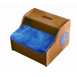 Build A Bear Workshop Stool - Natural and Blue by CBK