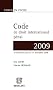 Code de droit international p�nal 2009