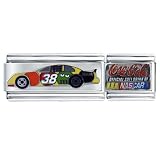 Nascar Car #38 Superlink Licensed Sports Italian Charms Bracelet Link