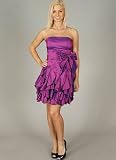 Strapless Pleated Ruffle Formal