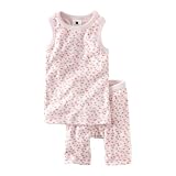 Tea Collection Girls 2-6X Flying Birds Pajama, Rose Petal, 12