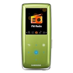Samsung S3 4 GB Slim Portable Media Player (Green)
