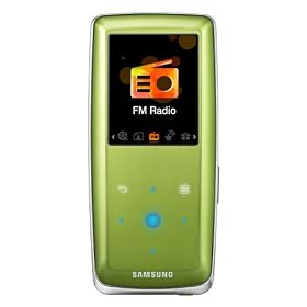 Samsung S3 4 GB Slim Portable Media Player (Green)